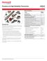 Precision and High Reliability Thermostats Issue 3. Datasheet. Table of Contents