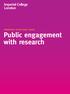 Strategic Plan Public engagement with research