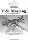 MOUNTAIN MODELS   P-51 Mustang. 1/12 Scale Electric Park Flyer. Copyright Mountain Models