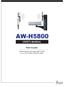 AW-H5800. User s Manual. Point-to-point. Industrial-grade, ultra-long-range 5.8 GHz line-of-sight wireless Ethernet systems