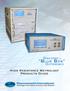 Discover. Blue Box. the. Difference. High Resistance Metrology Products Guide