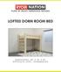 PLANS BY KELLEY FARMHOUSE DESIGNS LOFTED DORM ROOM BED