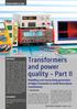 Transformers and power quality Part II. Modelling and researching generation of higher harmonics in small three-phase transformers
