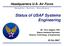 Status of USAF Systems Engineering