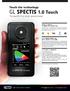 GL spectis 1.0 Touch The world s first smart spectrometer.