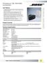 FreeSpace DS 16SE TECHNICAL DATA SHEET. loudspeaker. Key Features. Product Overview. Technical Specifications