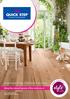 engineered timber bamboo laminate Bring the natural beauty of the outdoors in Quick-Step ReadyFlor Species Featured: Blackbutt 1