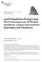 Local Populations Facing Long- Term Consequences of Nuclear Accidents: Lessons learned from Chernobyl and Fukushima
