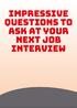 How to make an impression at your next job interview by asking your interviewer these questions