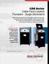 portable affordable CDS Series Cable Fault Locators Thumpers - Surge Generators