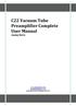 C22 Vacuum Tube Preamplifier Complete User Manual Analog Metric