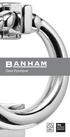 Introduction to Banham door furniture