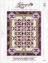 56 x 72 quilt designed by Debbie Beaves. Aubergine Collection by Debbie Beaves. Aubergine Pattern Maywood Studio all rights reserved.