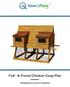 7 x6ʹ A-Frame Chicken Coop Plan. Designed for up to 6 chickens