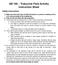 GE 100 Trebuchet Field Activity Instruction Sheet