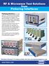 RF & Microwave Test Solutions from Pickering Interfaces