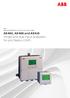 ABB MEASUREMENT & ANALYTICS DATA SHEET. AX460, AX466 and AX416 Single and dual input analyzers for ph/redox (ORP)