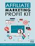 Affiliate Marketing Profit Kit