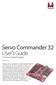 Servo Commander 32 User s Guide