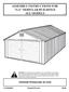 ASSEMBLY INSTRUCTIONS FOR GA MODULAR BUILDINGS ALL MODELS