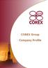 COREX Group. Company Profile