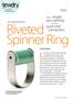 Riveted Spinner Ring. Last summer I took a weekend workshop. eye-catching. quick cold connection. online exclusive. Make a simple, ring with a