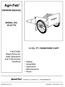 Agri-Fab OWNERS MANUAL MODEL NO CU. FT. FARM/YARD CART. CAUTION: Read Rules for Safe Operation and Instructions Carefully