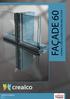 PRODUCT MANUAL REV. 1.2 Sept FAC ADE 60 THERMAL FLUSH GLAZING CURTAIN WALL SYSTEM