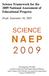 N A E P. Science Framework for the 2009 National Assessment of Educational Progress. Draft: September 30, 2005