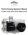FS-610 Housing Operator's Manual. For Nikon Coolpix S610 & S610c Digital Cameras