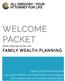 WELCOME PACKET