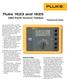 Fluke 1623 and GEO Earth Ground Testers. Technical Data. Stakeless testing
