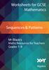 Worksheets for GCSE Mathematics. Sequences & Patterns. Mr Black's Maths Resources for Teachers Grades 1-9. Algebra