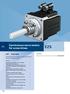 EZS. Synchronous servo motors for screw drives Overview. Synchronous servo motors for screw drives (direct drive for threaded spindle)