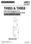 TH955 & TH959. Heavy Duty Thumbpiece Trim For use with ED5000 Series Exit Device. Metal, Wood or Composite Doors