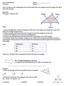 Unit 6 Guided Notes. Task: To discover the relationship between the length of the mid-segment and the length of the third side of the triangle.