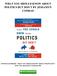 WHAT YOU SHOULD KNOW ABOUT POLITICS BUT DON'T BY JESSAMYN CONRAD