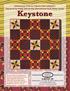 Keystone. Introducing Andover Fabrics new collection: Keystone by Kathy Hall for the International Quilt Study Center