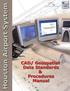 ASIS CAD and Geospatial Data Standards and Procedures December 2013 Release 3.3