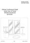INSTALLATION INSTRUCTIONS. Deluxe Continuous Hinge Inline Door & Panel Shower Enclosure QCI5230
