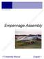 Rev: 01 Mar Rev: 01 Mar Empennage Assembly. F1 Assembly Manual Chapter 1