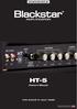 HT-5. Owner s Manual. Designed and Engineered by Blackstar Amplification UK