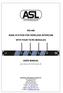 WS-400 BASE STATION FOR WIRELESS INTERCOM WITH FOUR TX/RX MODULES USER MANUAL