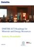 DMITRE ICT Roadmap for Minerals and Energy Resources