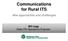 Communications for Rural ITS
