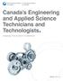 Canada s Engineering and Applied Science Technicians and Technologists. Assessing Their Economic Contribution