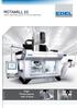 ROTAMILL 22 Gantry Type Milling Center for 5/6 Axis Machining