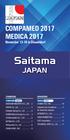 Saitama COMPAMED 2017 MEDICA 2017 JAPAN EXHIBITORS EXHIBITORS