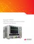 Keysight 8990B. Peak Power Analyzer and N1923A/N1924A Wideband Power Sensors DATA SHEET