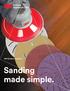 3M Abrasive Systems. Sanding made simple.
